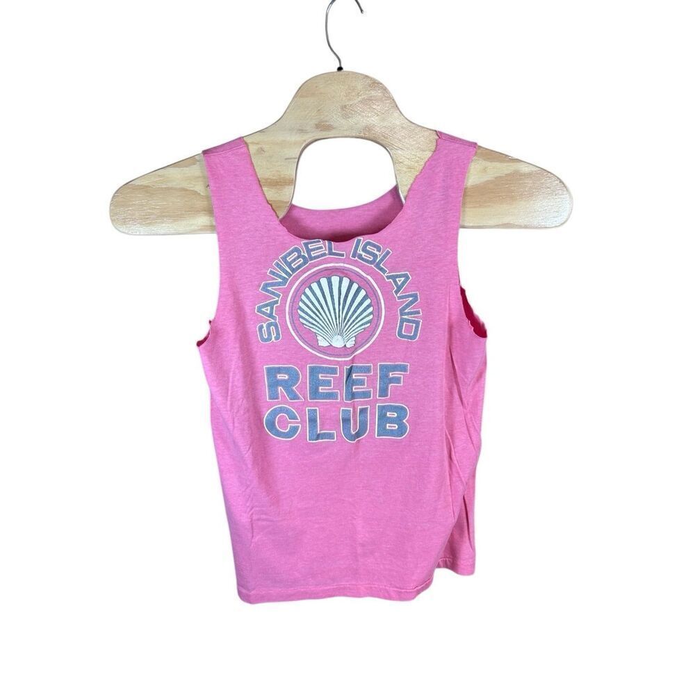Sanibel Island Reef Club Cut Out T-Shirt SPRING BREAK Size Large Vintage